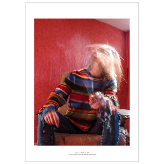 Sarah Lucas Red Sky Ha poster